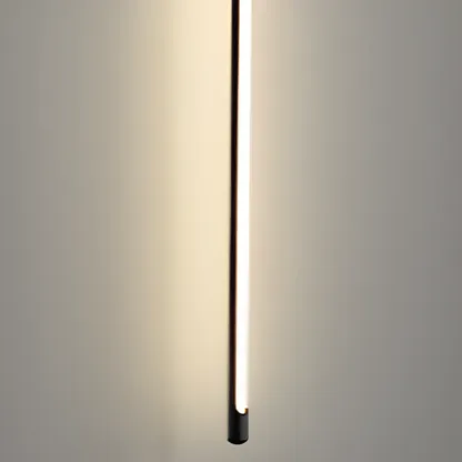 Minimalist Golden Black Cluster Linear Hanging Light for Staircase Image - 21