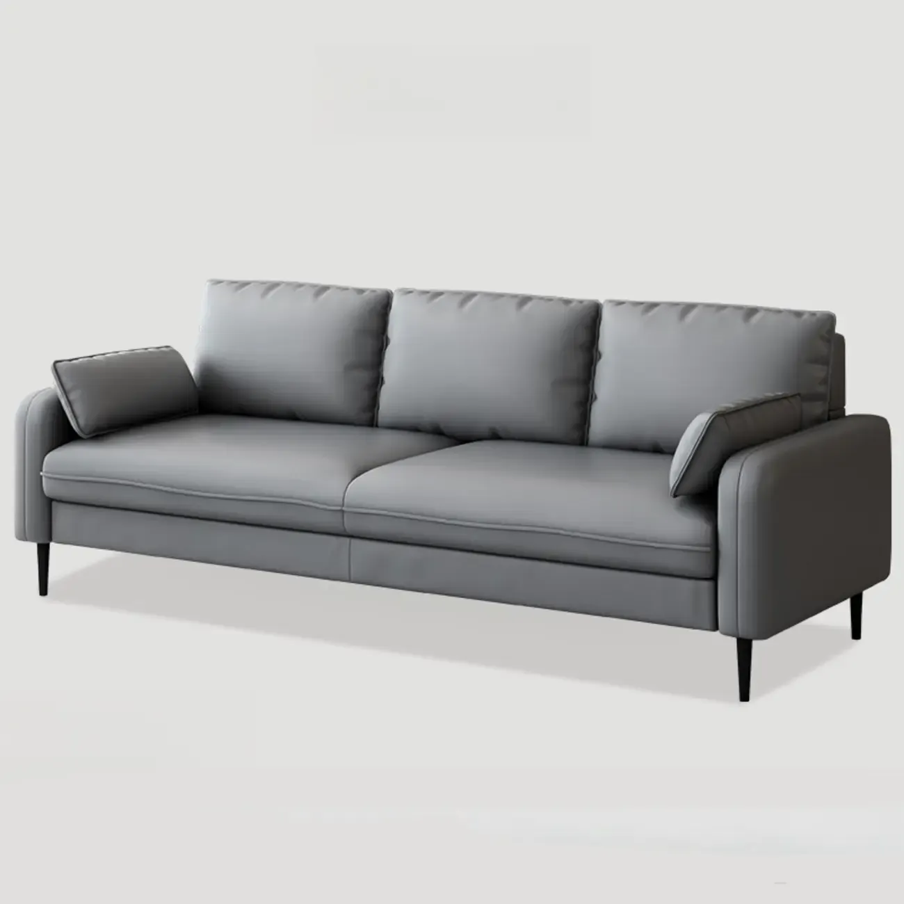 79" Modern Upholstered Sofa 3 Seater Comfy Cloud Couch with Pillows Image - 5
