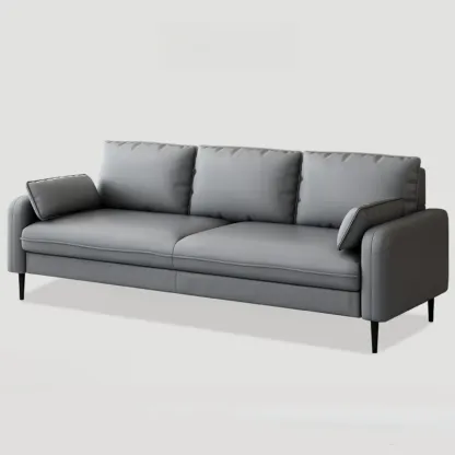 79" Modern Upholstered Sofa 3 Seater Comfy Cloud Couch with Pillows Image - 5
