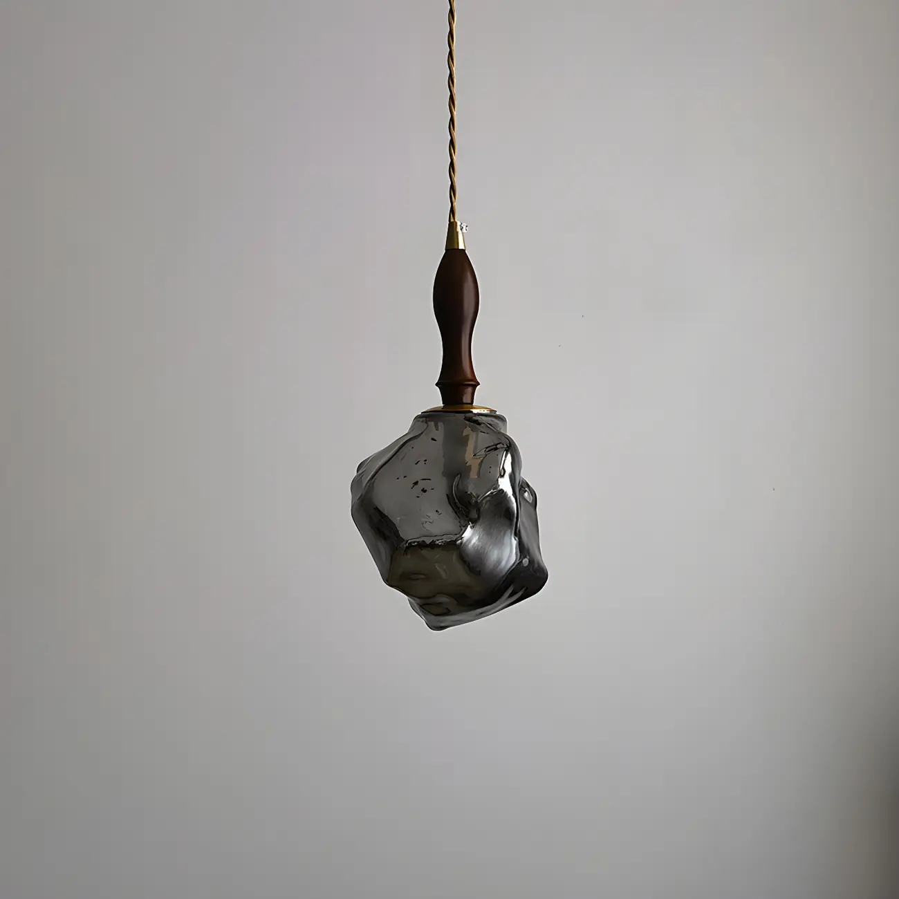 Modern Amber Irregular Crystal Pendant Light for Home Decor Image - 14 | homeyfad