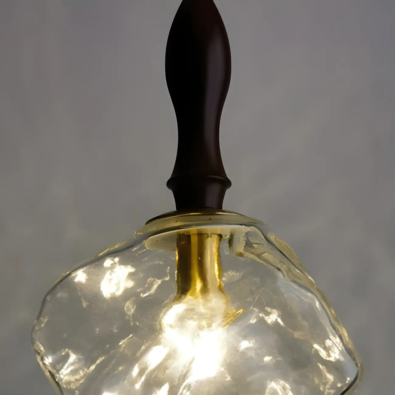 Modern Amber Irregular Crystal Pendant Light for Home Decor Image - 16 | homeyfad