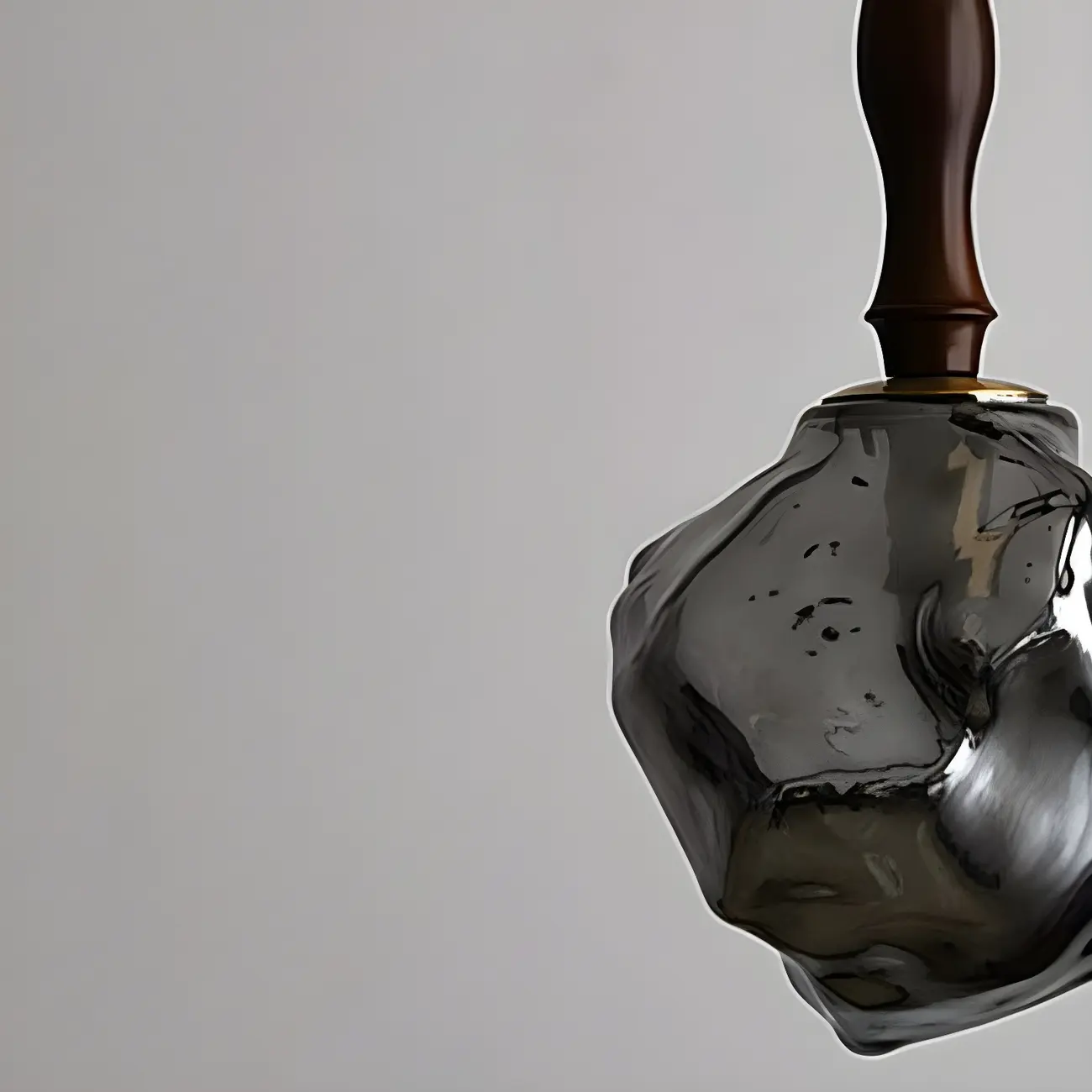 Modern Amber Irregular Crystal Pendant Light for Home Decor Image - 17 | homeyfad