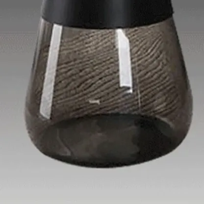 Modern Glass End Table with Round Base for Living Room Image - 16