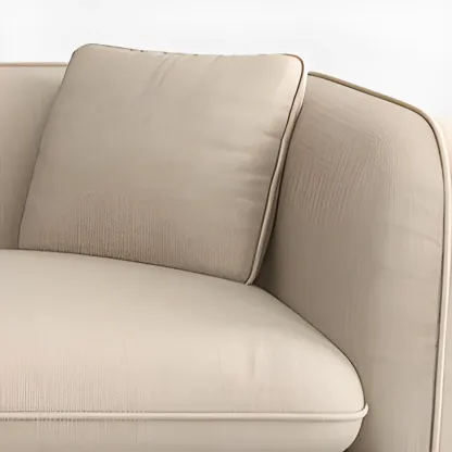 82.5" Sectional Sofa Comfy Cloud Couch for Living Room Modern Sofa Sleeper Deep Couches with Ottoman Image - 5
