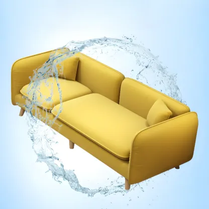 82.5" Sectional Sofa Comfy Cloud Couch for Living Room Modern Sofa Sleeper Deep Couches with Ottoman Image - 6