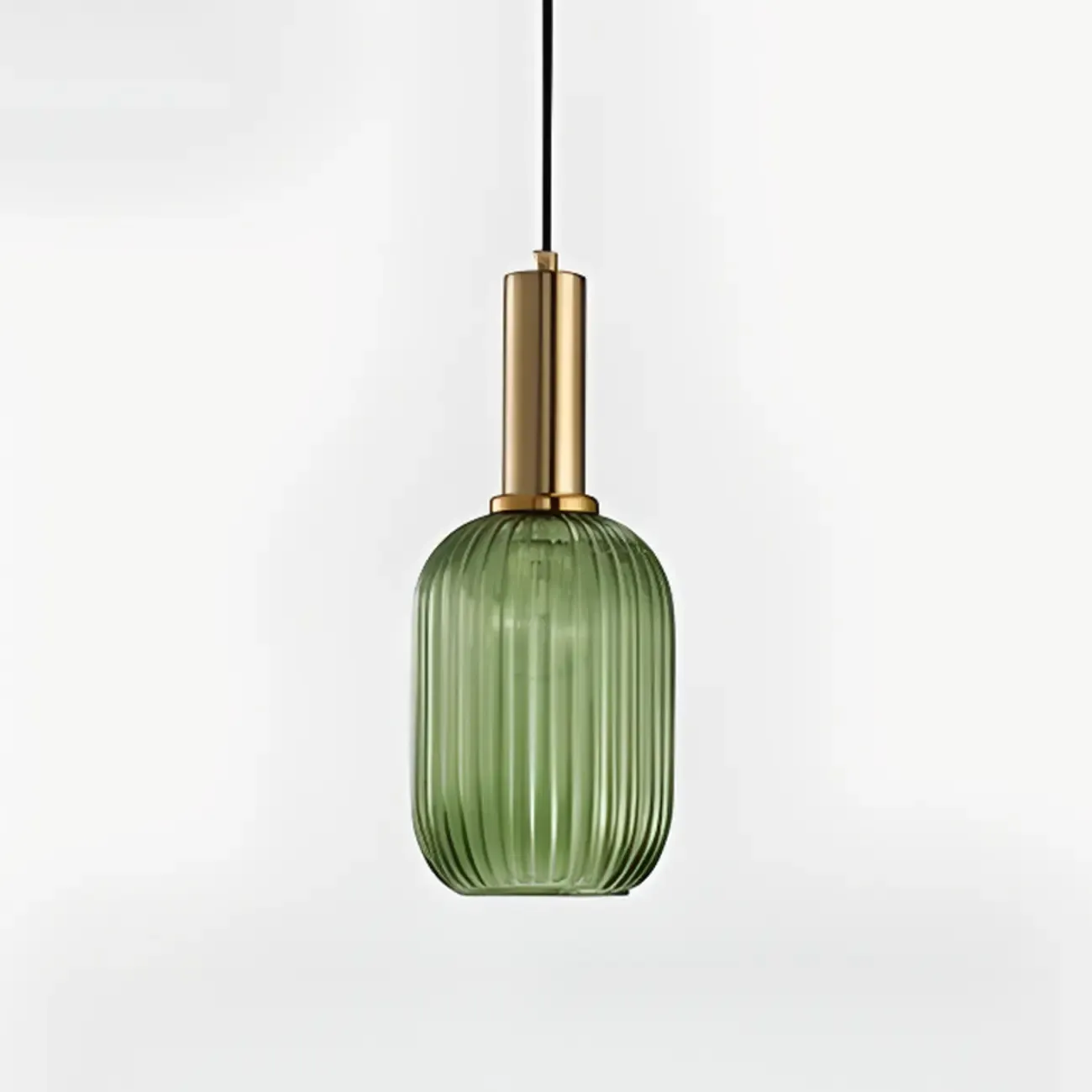 Modern Stained Glass Pendant Light with 3 Sizes for Dining Room