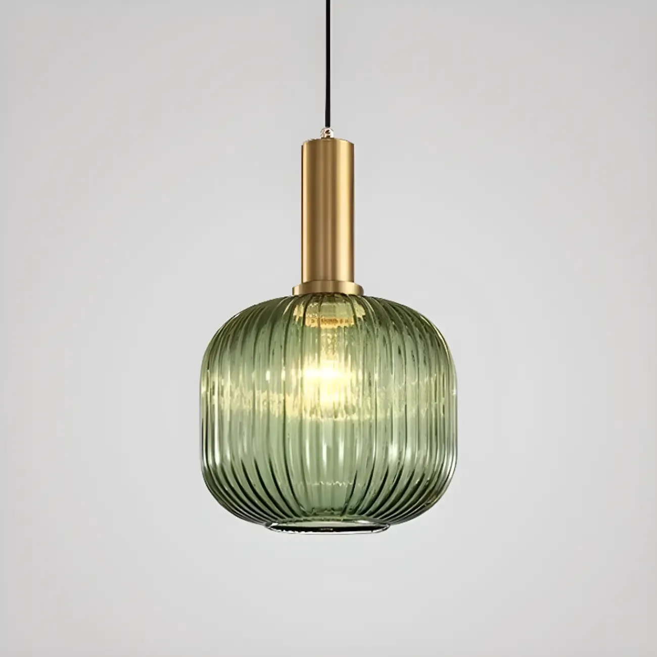 Modern Stained Glass Pendant Light with 3 Sizes for Dining Room Image - 14