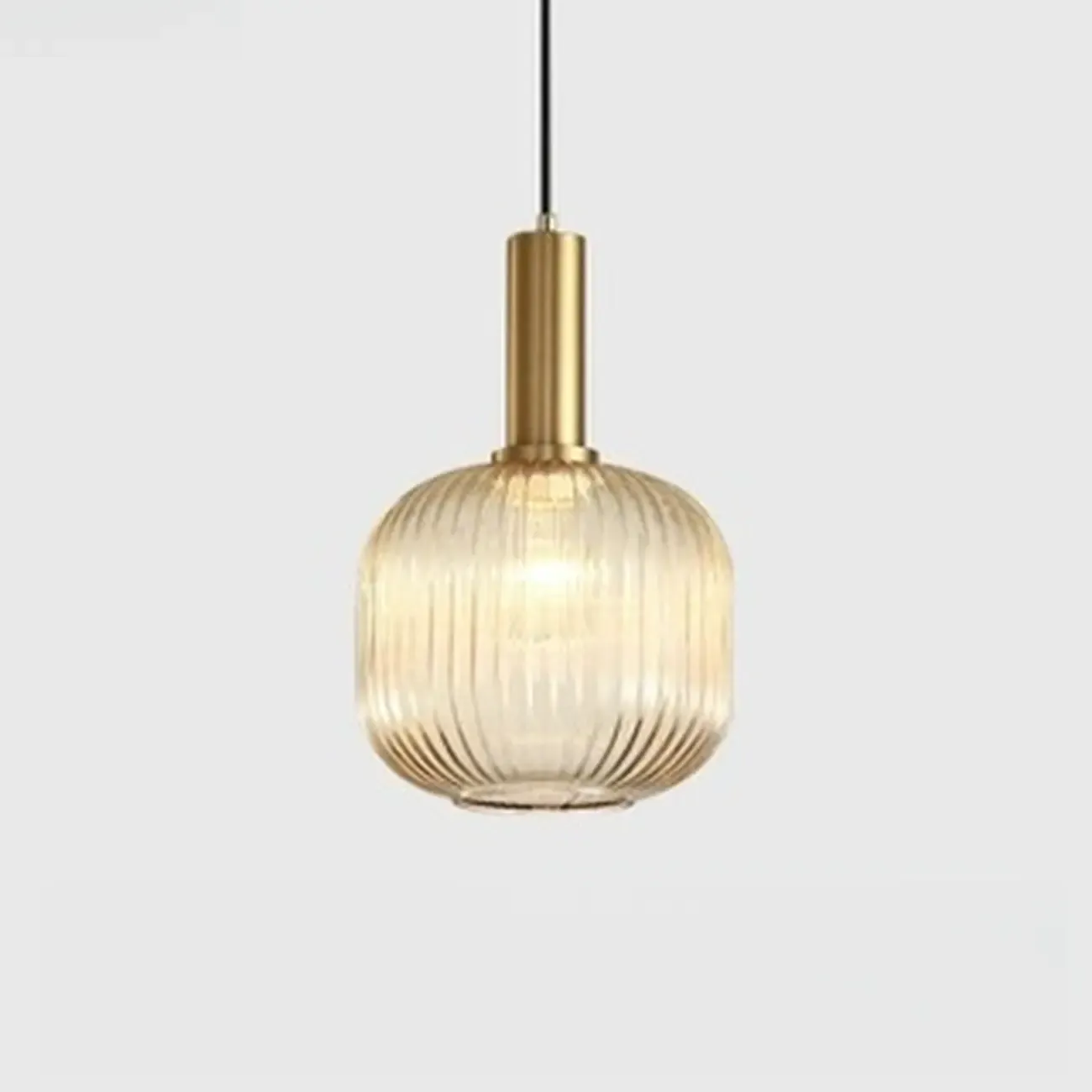 Modern Stained Glass Pendant Light with 3 Sizes for Dining Room Image - 15