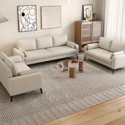 70" Minimalist Modern Loveseat Sofa Small Sleeper Sofa for Living Room Image - 1