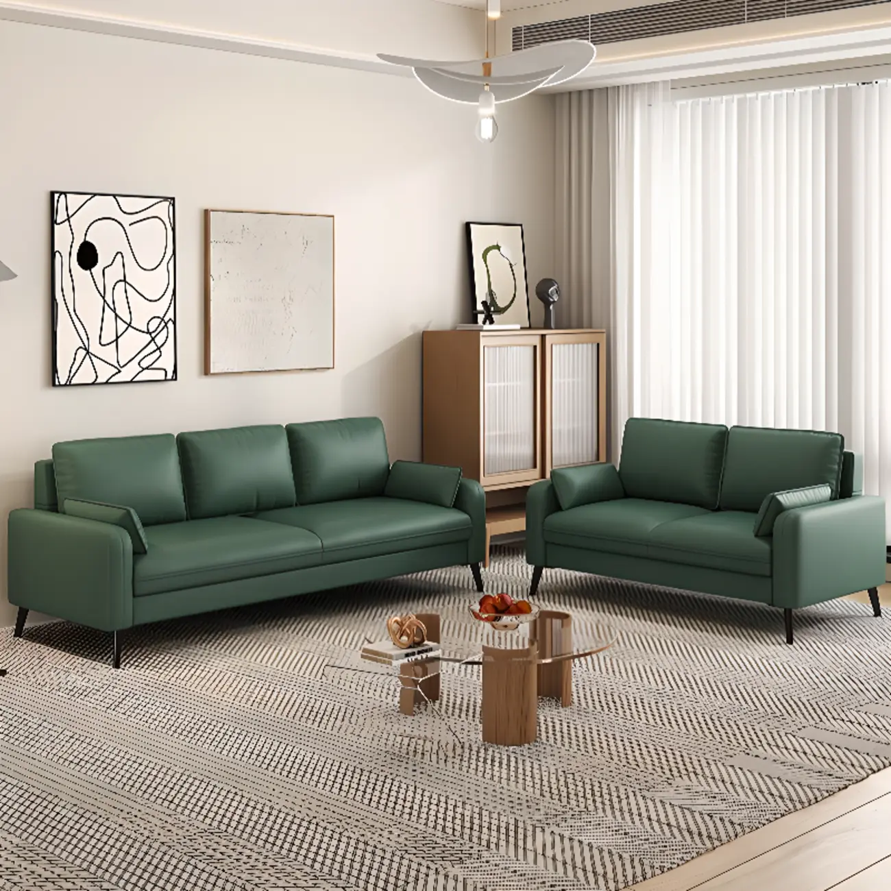 70" Minimalist Modern Loveseat Sofa Small Sleeper Sofa for Living Room Image - 2 | homeyfad