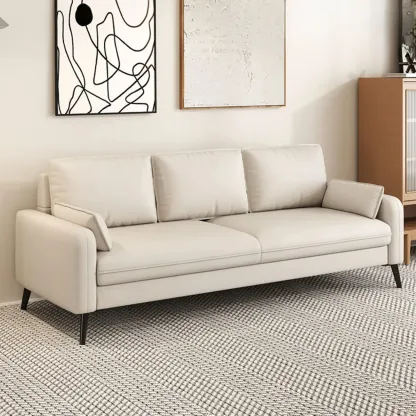 70" Minimalist Modern Loveseat Sofa Small Sleeper Sofa for Living Room Image - 10