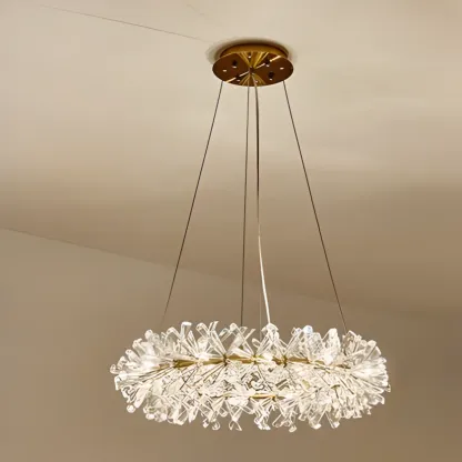  Luxury Crystal Chandeliers with Adjustable Hanging Length Length Image - 6