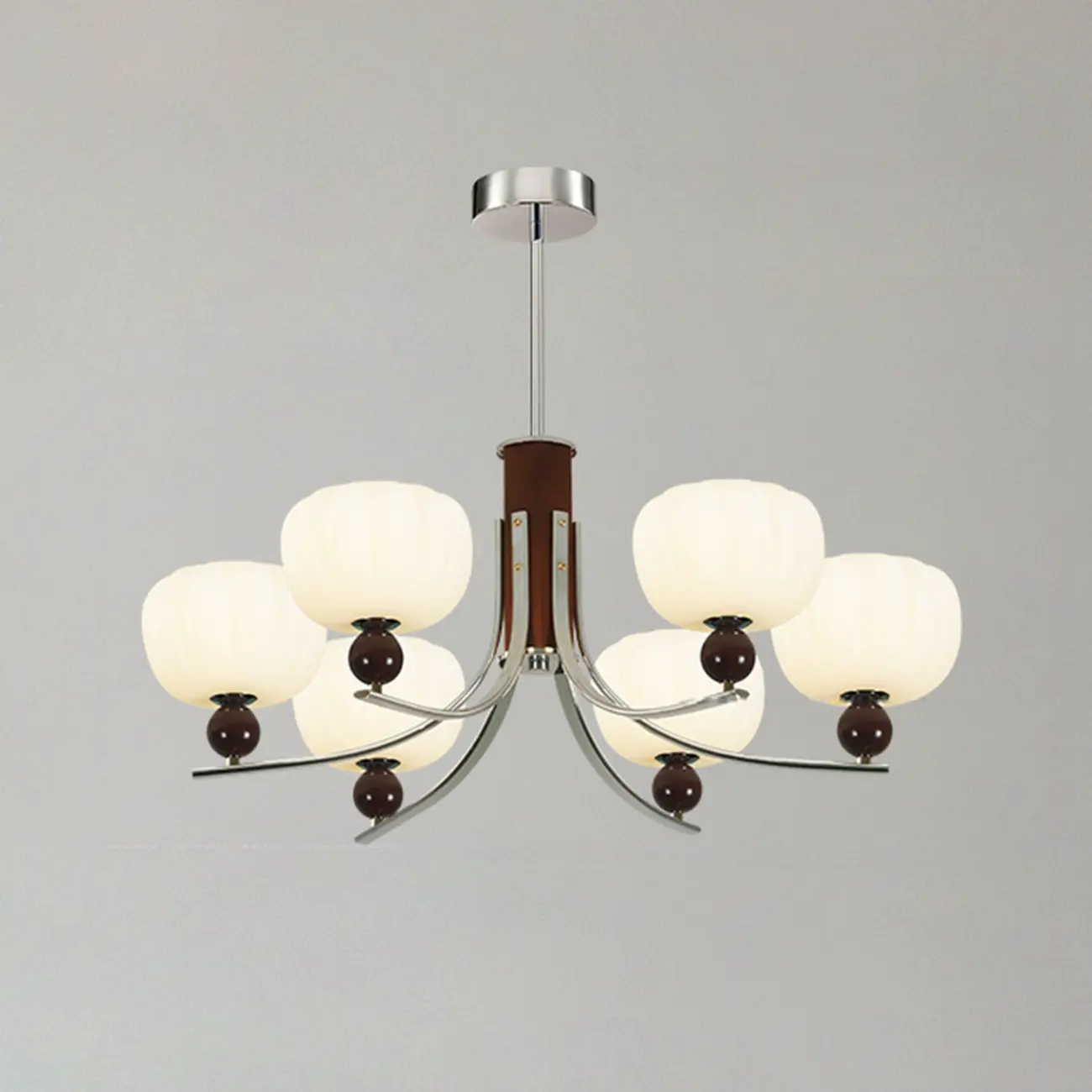 Modern Metal LED Chandelier for Living Room Decor  Image - 3 | homeyfad