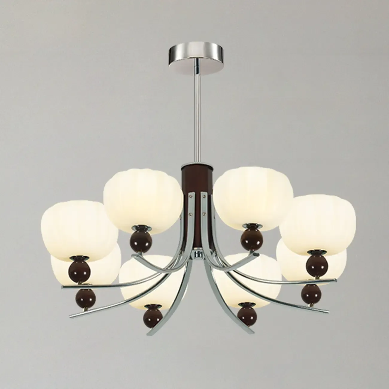 Modern Metal LED Chandelier for Living Room Decor  Image - 5