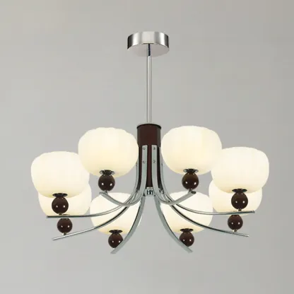 Modern Metal LED Chandelier for Living Room Decor  Image - 5