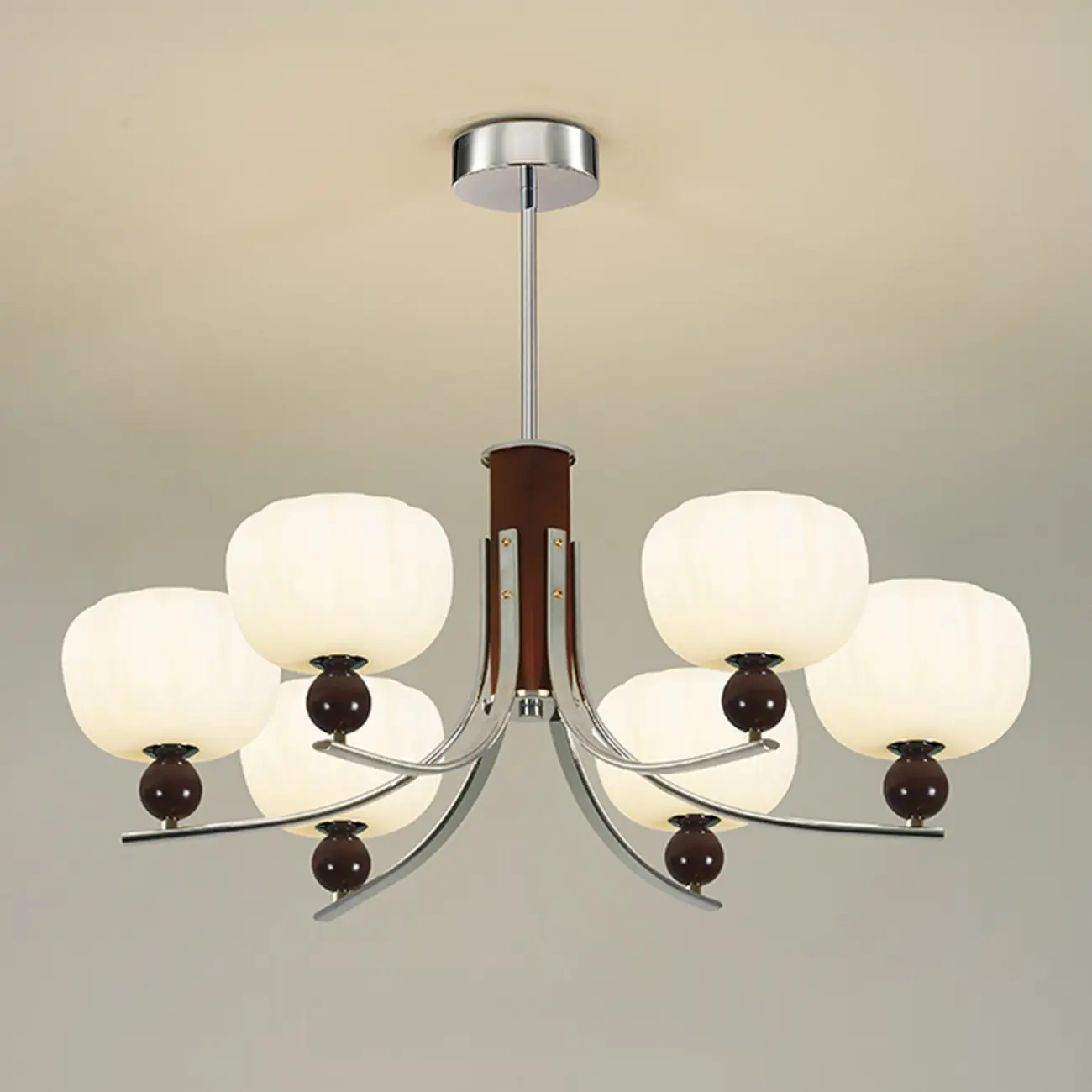 Modern Metal LED Chandelier for Living Room Decor  Image - 9 | homeyfad