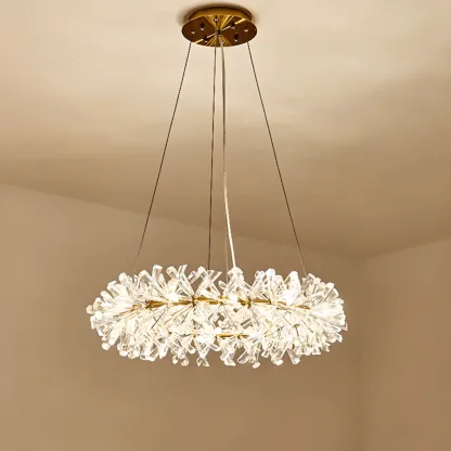  Luxury Crystal Chandeliers with Adjustable Hanging Length Length Image - 14