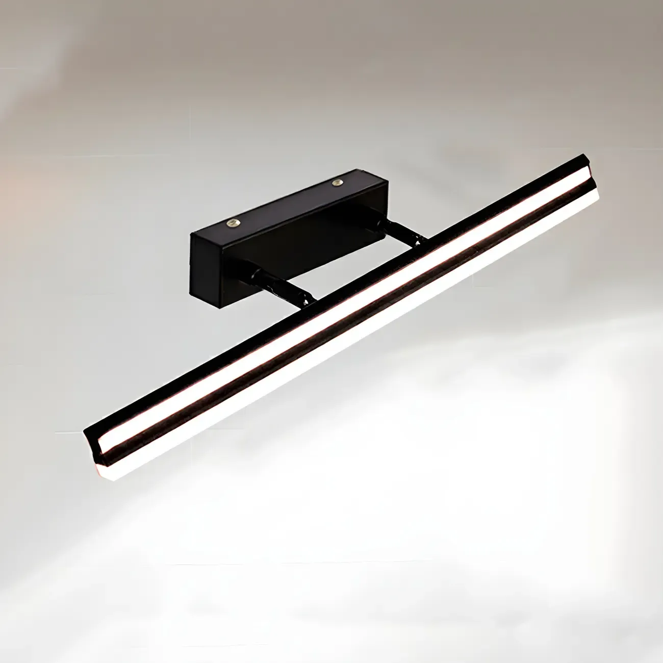 Modern Metal Black Linear LED Vanity Light for Bathroom Makeup Image - 21