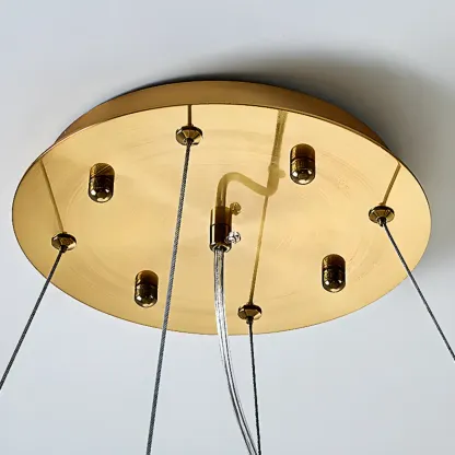  Luxury Crystal Chandeliers with Adjustable Hanging Length Length Image - 20