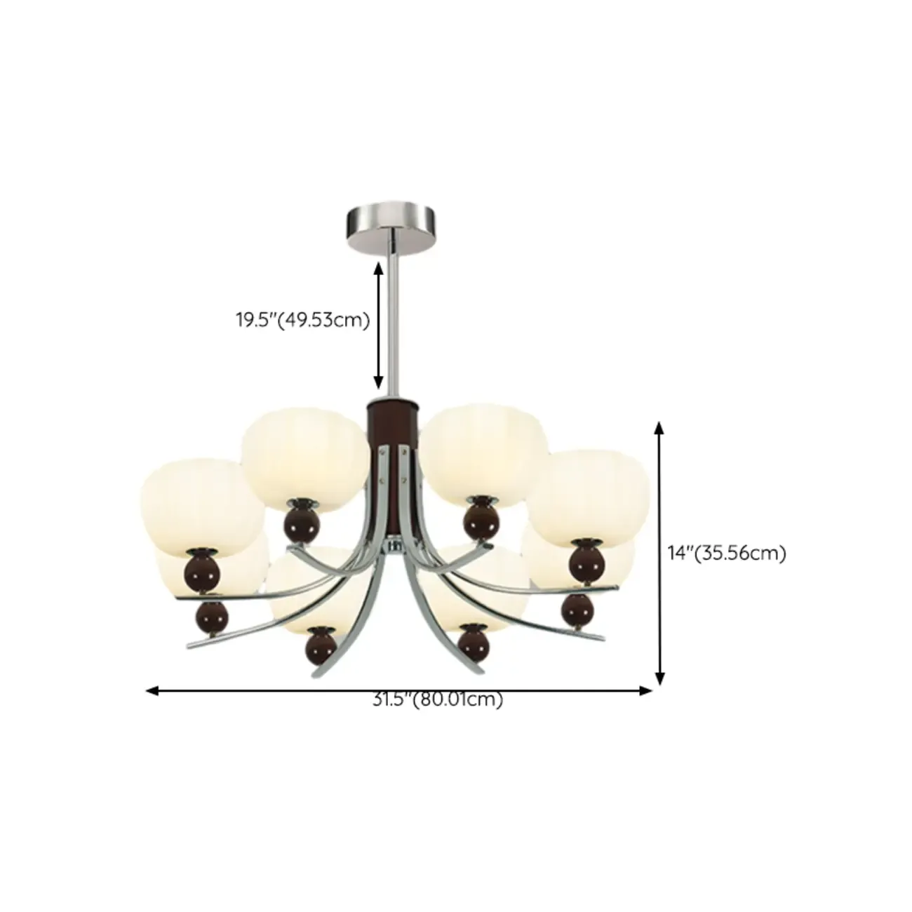 Modern Metal LED Chandelier for Living Room Decor  Image - 16