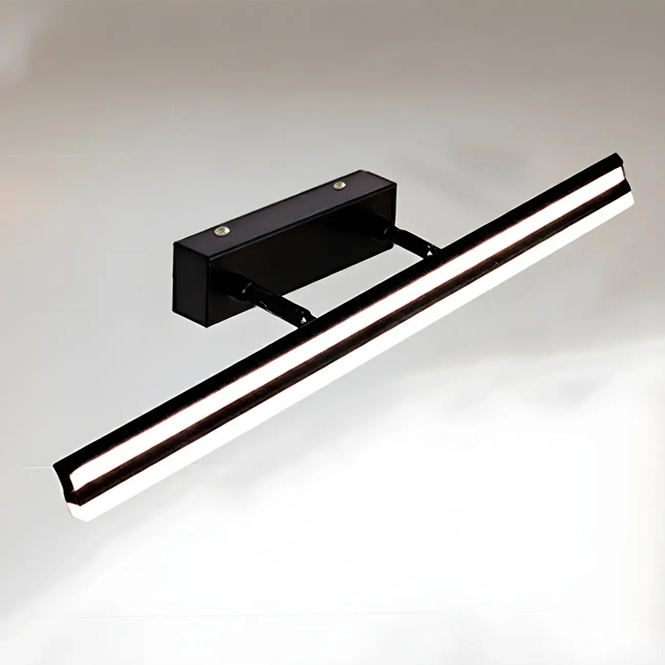 Modern Metal Black Linear LED Vanity Light for Bathroom Makeup Image - 29