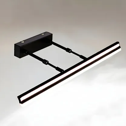 Modern Metal Black Linear LED Vanity Light for Bathroom Makeup Image - 31