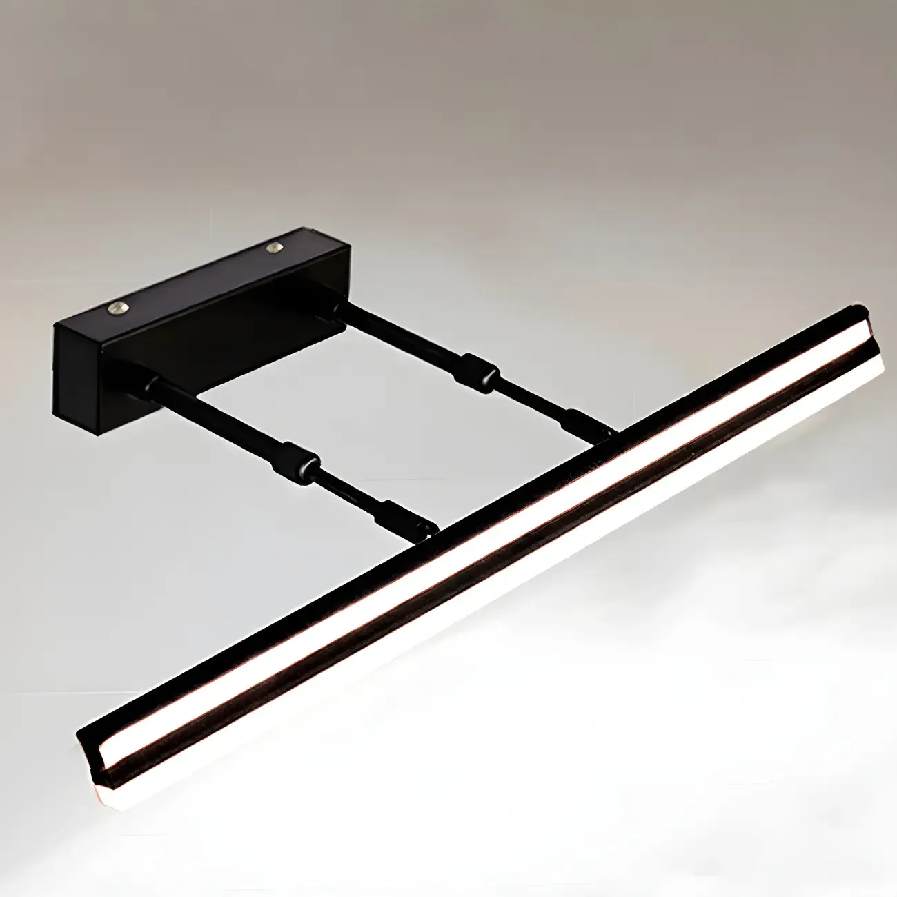 Modern Metal Black Linear LED Vanity Light for Bathroom Makeup Image - 35