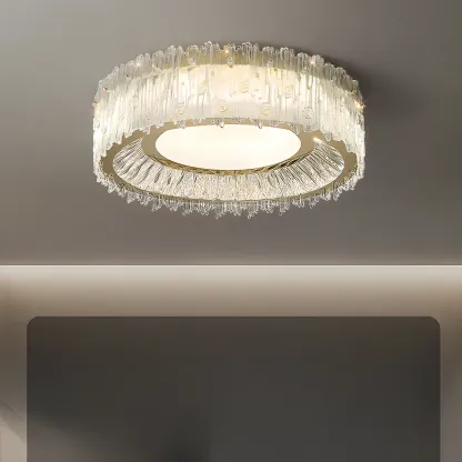 Modern LED Flush Mount Ceiling Light for Residential Spaces Image - 4