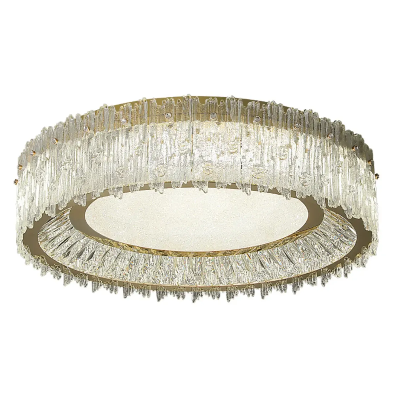 Modern LED Flush Mount Ceiling Light for Residential Spaces Image - 5