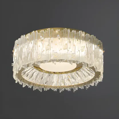 Modern LED Flush Mount Ceiling Light for Residential Spaces Image - 6