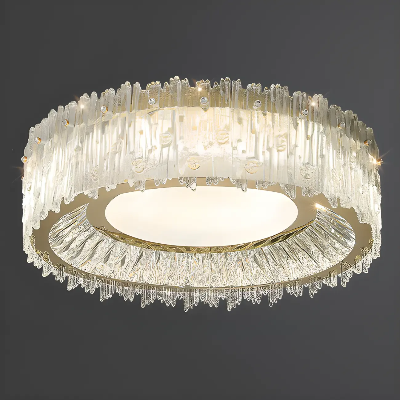 Modern LED Flush Mount Ceiling Light for Residential Spaces Image - 7