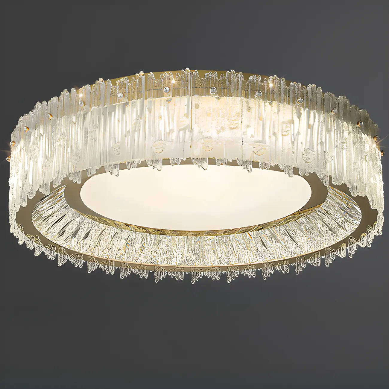Modern LED Flush Mount Ceiling Light for Residential Spaces Image - 8 | homeyfad