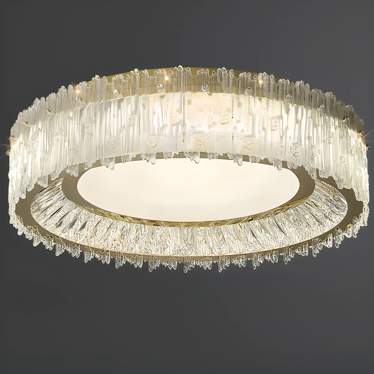 Modern LED Flush Mount Ceiling Light for Residential Spaces Image - 8