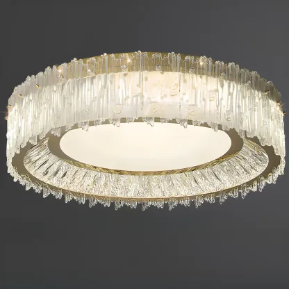 Modern LED Flush Mount Ceiling Light for Residential Spaces Image - 8