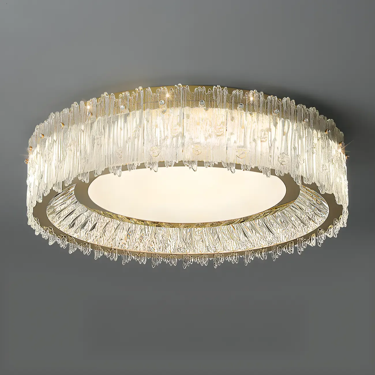 Modern LED Flush Mount Ceiling Light for Residential Spaces Image - 11