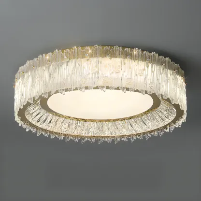 Modern LED Flush Mount Ceiling Light for Residential Spaces Image - 11