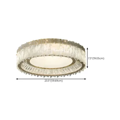 Modern LED Flush Mount Ceiling Light for Residential Spaces Image - 19