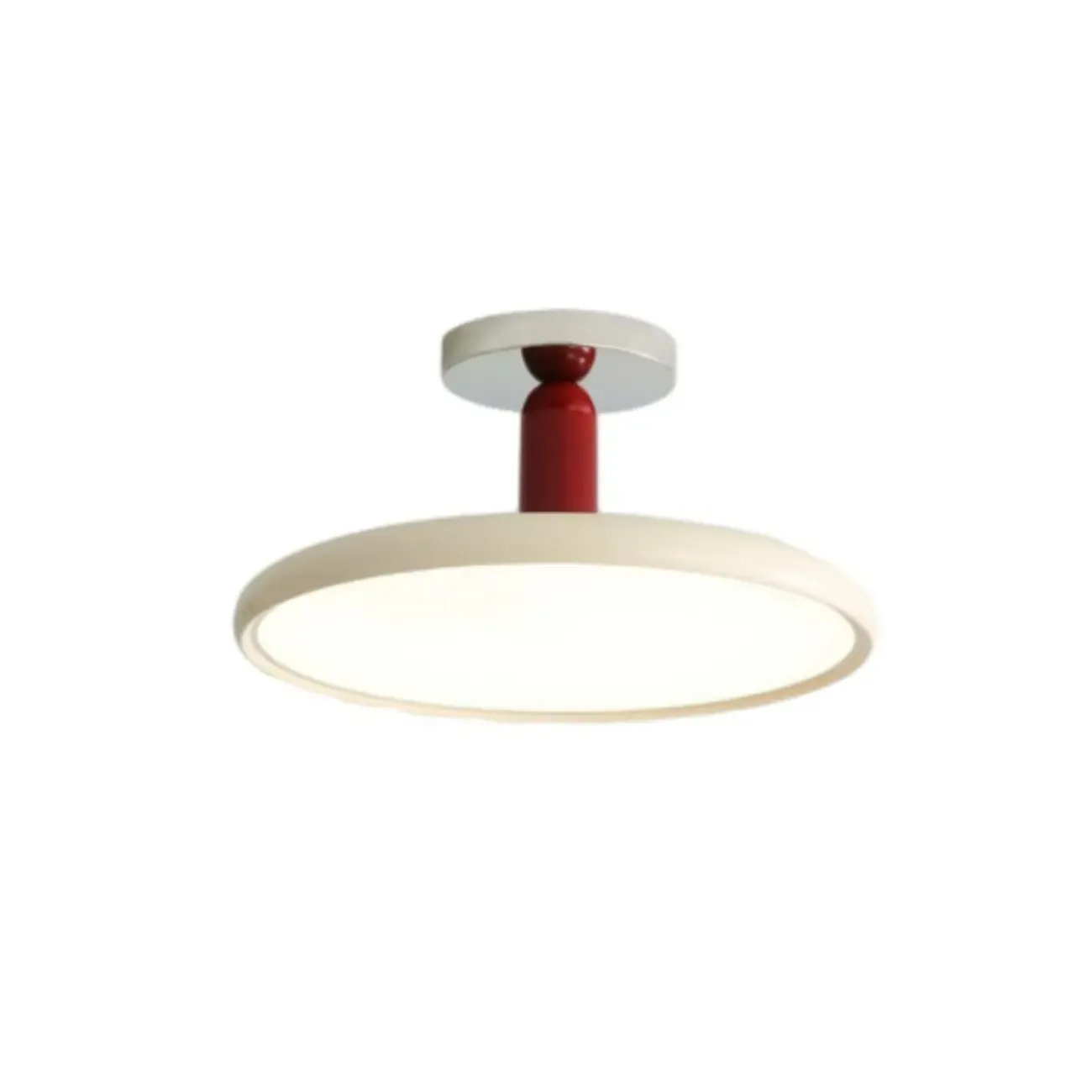 1" Dimmable LED Semi Flush Ceiling Light for Residential Use