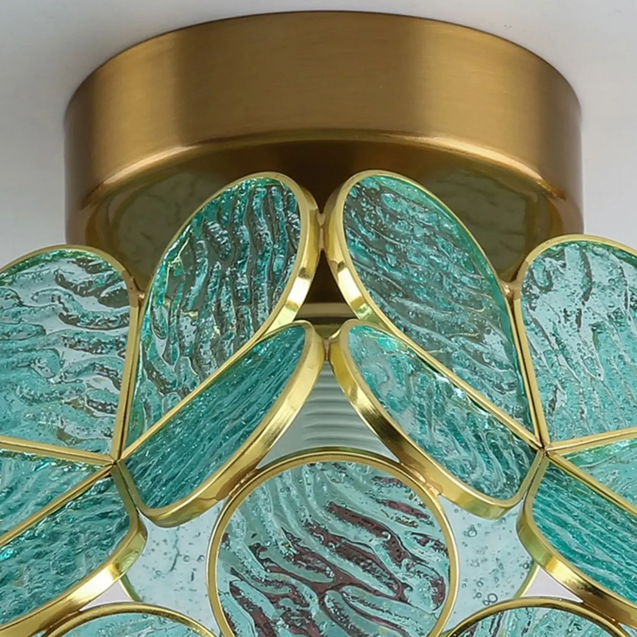 5 to 9 Inch Pink Floral Ceiling Light Fixture for Indoor Aisle | homeyfad