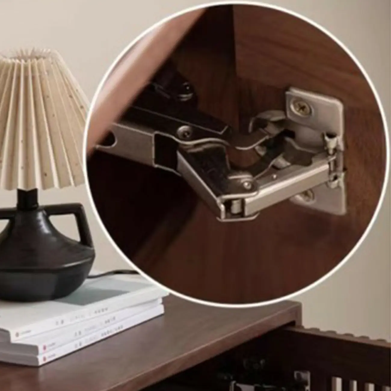 Traditional Rectangle Wooden TV Stand with Cabinets for Home Image - 6 | homeyfad