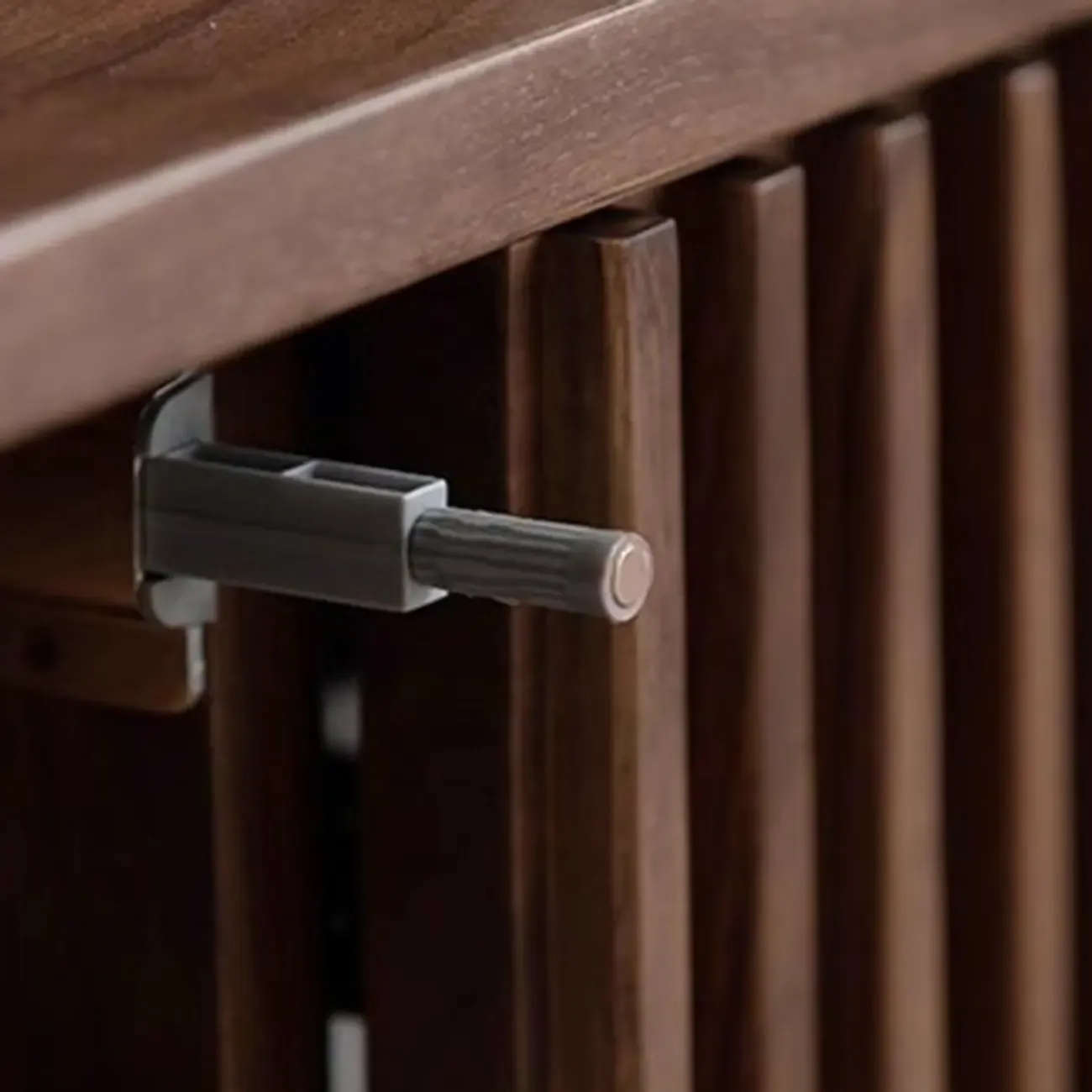 Traditional Rectangle Wooden TV Stand with Cabinets for Home Image - 8