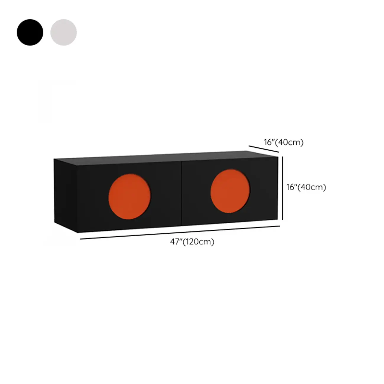 Minimalist Wood 4-Cabinet White TV Stand for Living Room #size | homeyfad