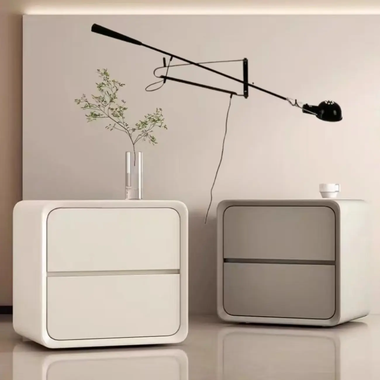 Modern Minimalist Adjustable Metal Wall Light with Switch Image - 1 | homeyfad