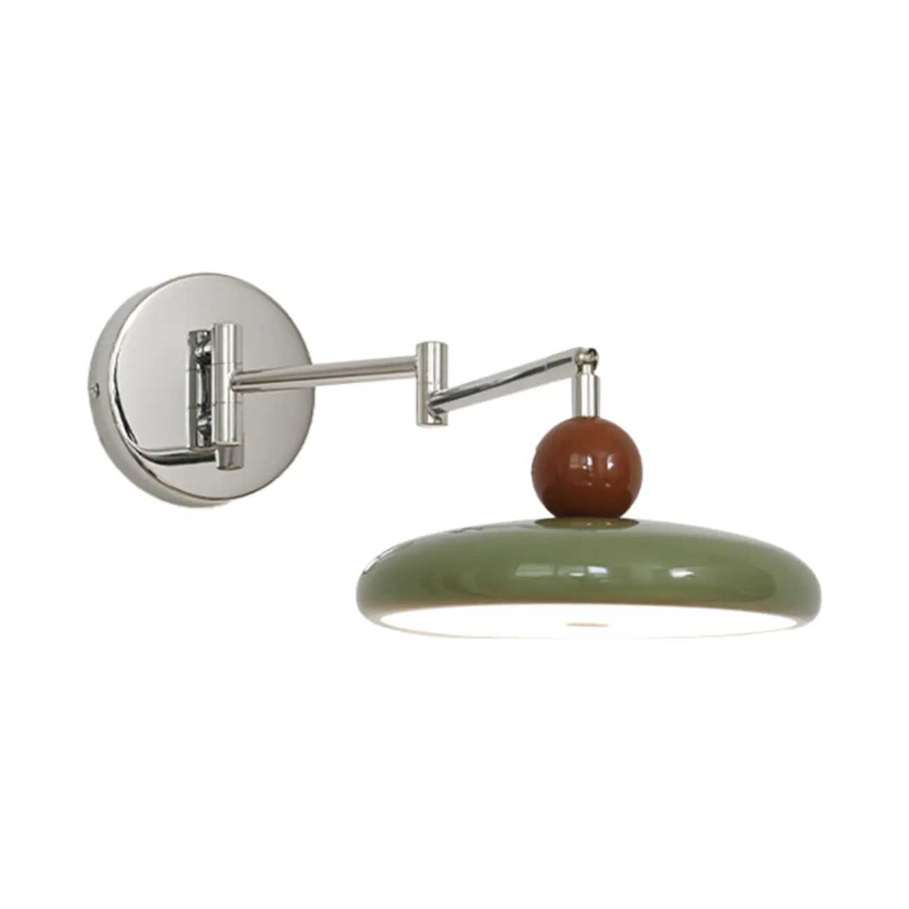 Modern Metal Wall Light with Rocker Arm for Bedroom Image - 10 | homeyfad