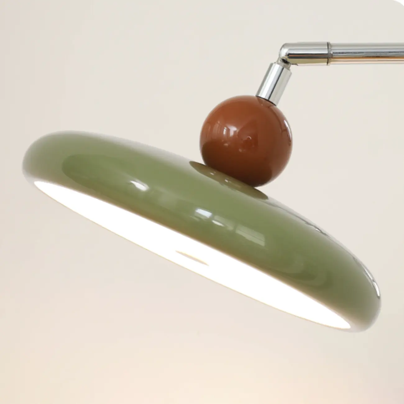 Modern Metal Wall Light with Rocker Arm for Bedroom Image - 15 | homeyfad