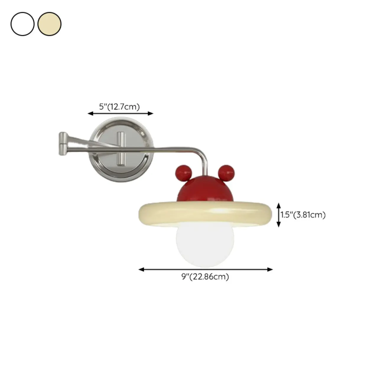 Modern Adjustable Chrome Swing Arm Wall Light for Bedside Image - 25 | homeyfad