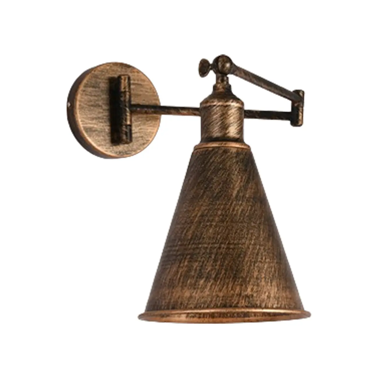 Vintage Industrial Dome Metal Wall Light for Living Room Image - 8 | homeyfad