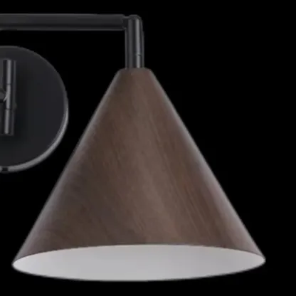 Modern Minimalist Conial Swing Arm Wall Light for Bedside