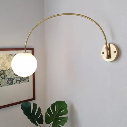 15 to 19 Inch Swing Arm Wall Light for Living Room Decor Image - 1
