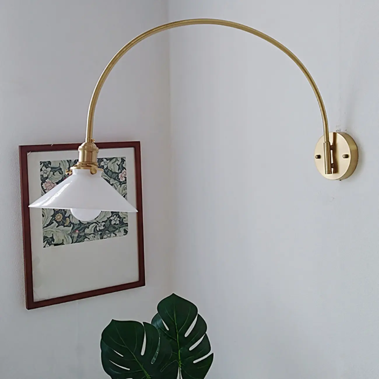 15 to 19 Inch Swing Arm Wall Light for Living Room Decor Image - 3 | homeyfad